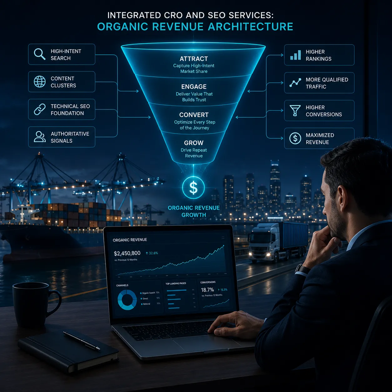 Integrated CRO And SEO Services: Organic Revenue Architecture
