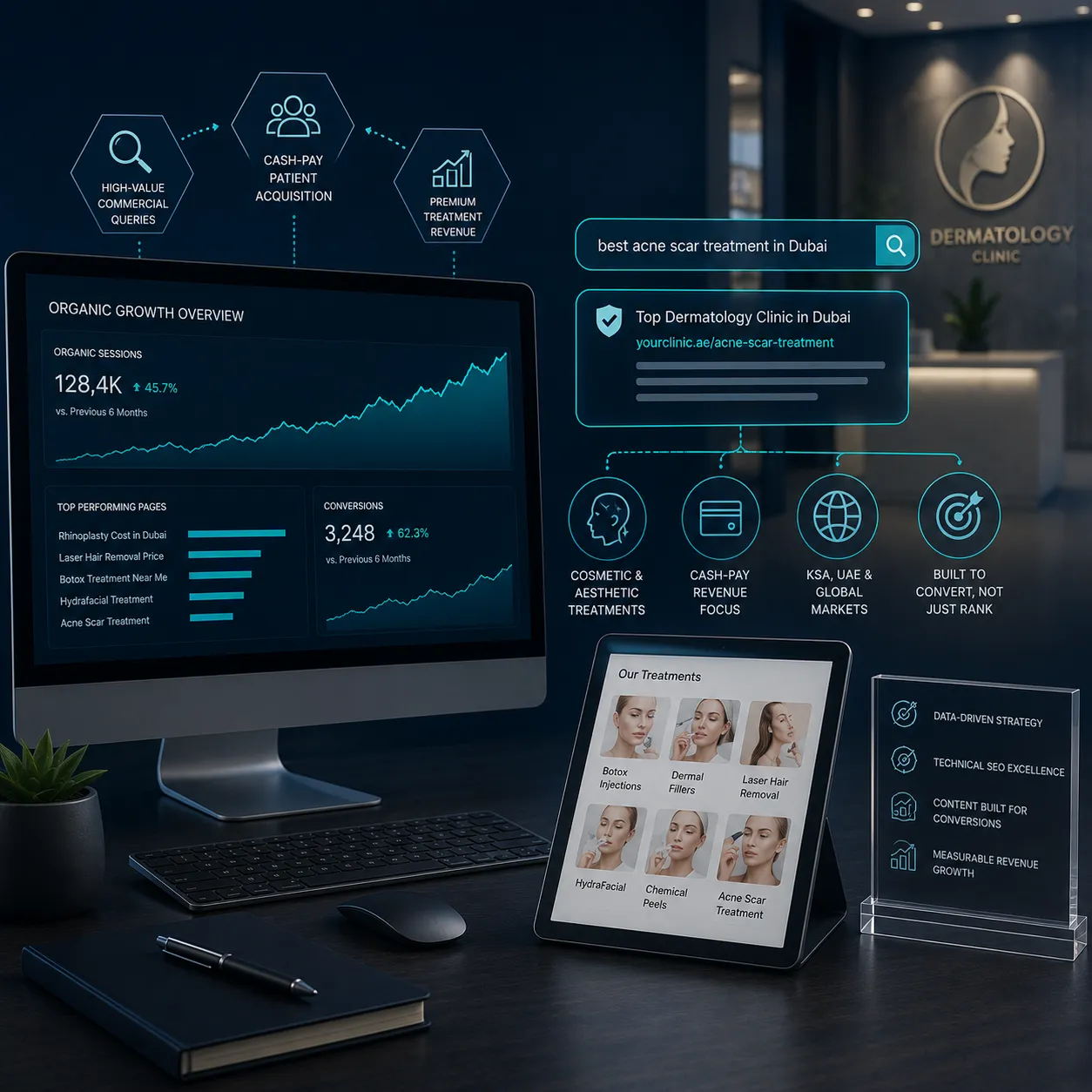 SEO For Dermatologists: Built to Capture Cash-Pay Patients, Not Just Clinic Traffic