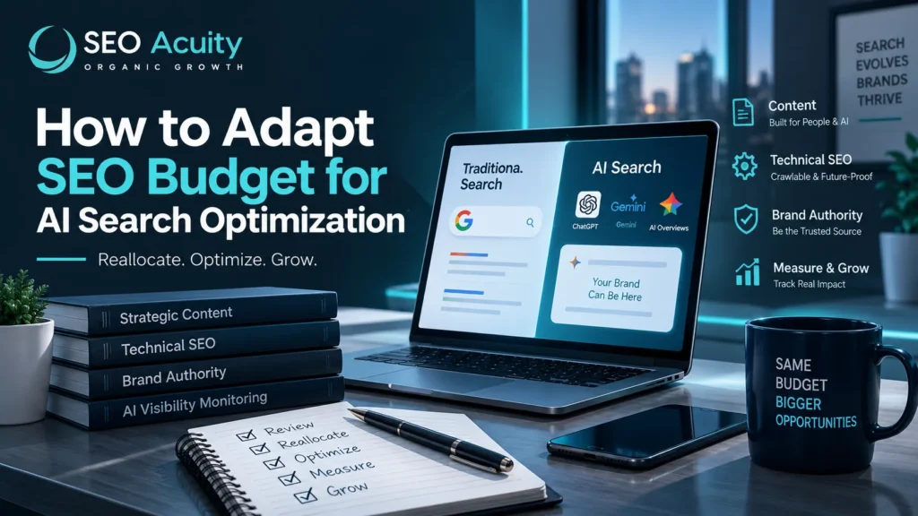 How to Adapt SEO Budget for AI Search Optimization 1 How to Adapt SEO Budget for AI Search Optimization