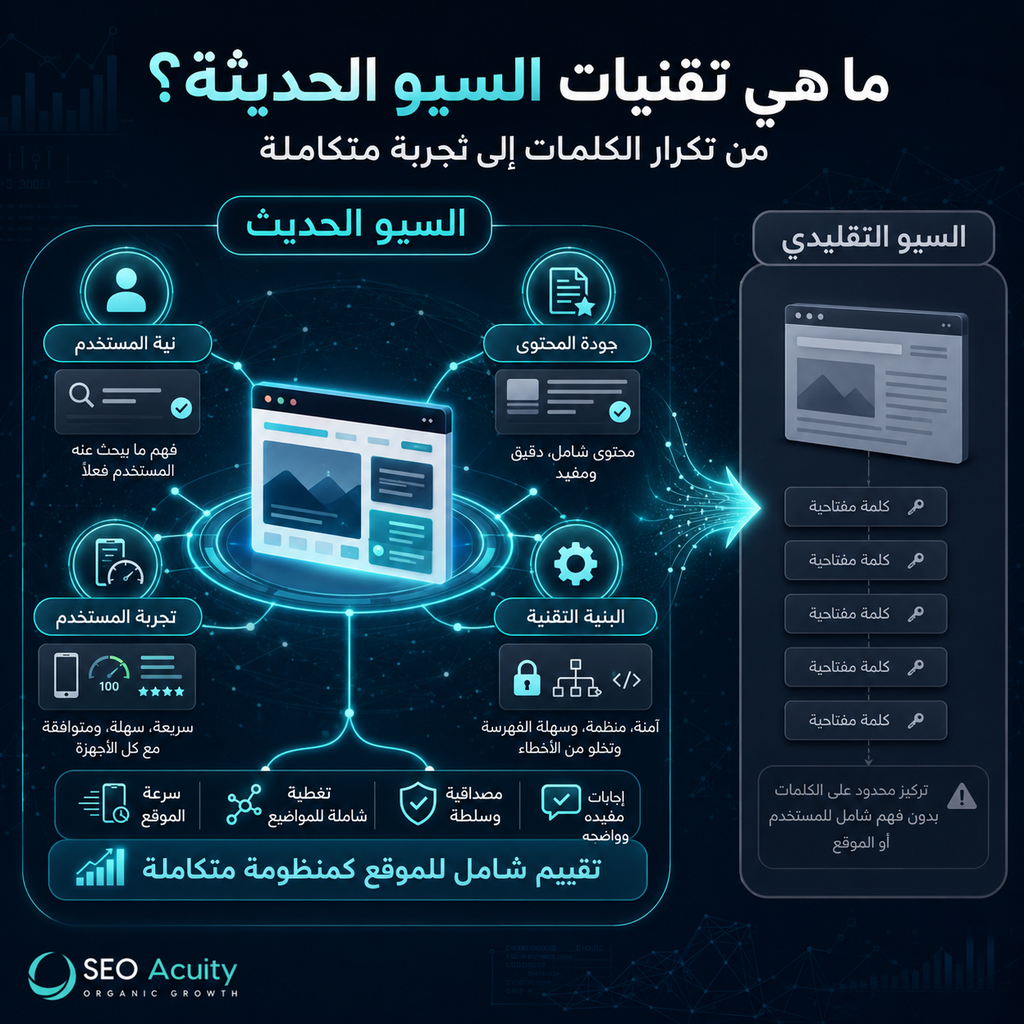 تقنيات السيو الحديثة - دليلك الشامل لتصدر نتائج البحث في 2026 2 image 27