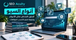 أنواع السيو – الدليل الشامل لكل الأنواع وكيفية اختيار الأنسب لموقعك